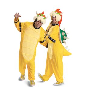 Bowser Hooded Jumpsuit Adult