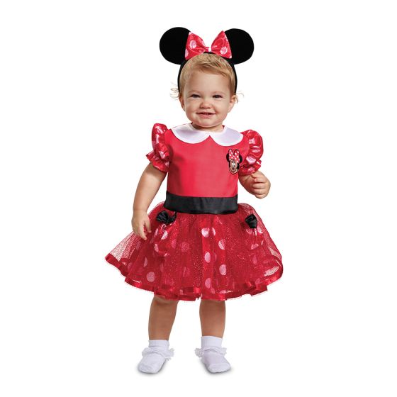 red dress minnie mouse Minnie Mouse Classic Red Womens Disney Dress Running Dress Cosplay Disney Bounding Red Polka Dot Minnie Mouse