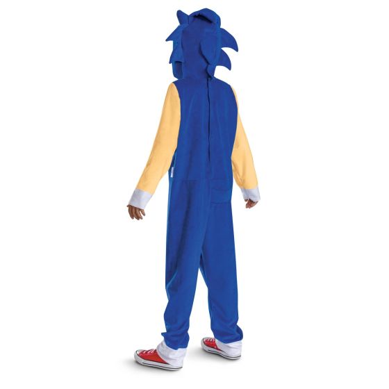 Sonic Hooded Jumpsuit Classic Costume view 2