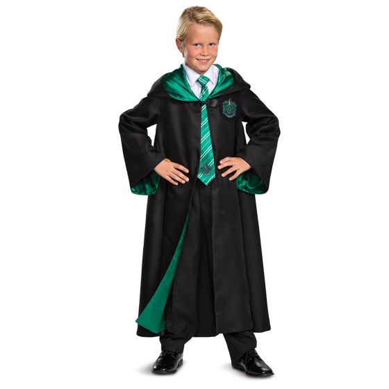 Disguise Kids' Deluxe Harry Potter Slytherin Robe Costume - Size 4