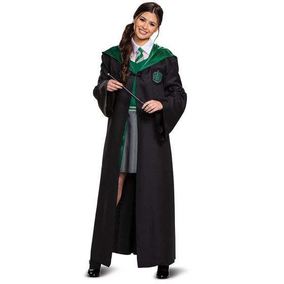 Harry Potter Slytherin Dress Tween/Adult Costume, Junior (7-9)