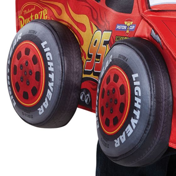 Disguise Lightning McQueen - Disfraz 3D para niños pequeños, Multicolor 