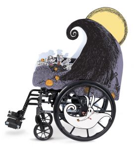 Nightmare Before Christmas Adaptive Wheelchair Cover
