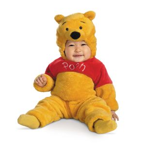 Winnie The Pooh Deluxe Two-Sided Plush Jumpsuit