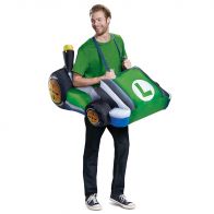 Luigi Kart Inflatable Adult Costume