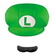 Luigi Child Hat & Mustache